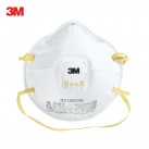 3M 8210V CN带呼吸阀N95防颗粒物头带式劳保防尘口罩