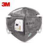 3M 9541V/9542V 活性炭口罩带呼吸阀KN95防异味防喷漆工业粉尘口罩