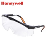 霍尼韦尔 (Honeywell)护目镜防护眼镜加强防刮擦防液体飞溅防冲击防尘劳保眼镜黑色镜框100210