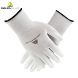 代尔塔 201702 无硅PU涂层涤纶针织精细操作手套