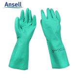 安思尔 37-873 耐酸耐油工业手套丁腈橡胶清洁劳保手套耐磨